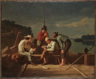 In a Quandry, or Mississippi Raftsmen at Cards