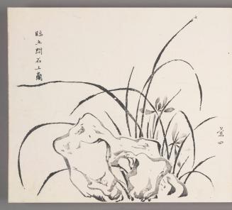 In the manner of Wang Wen’s orchid on rocks 臨王問石上蘭