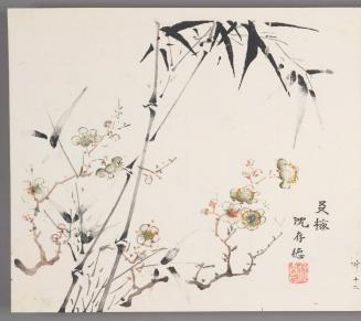 Bamboo and Plum Blossoms, "Friend of the Plum 友梅"