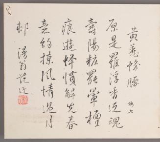 Calligraphy 黃惹蜂腰