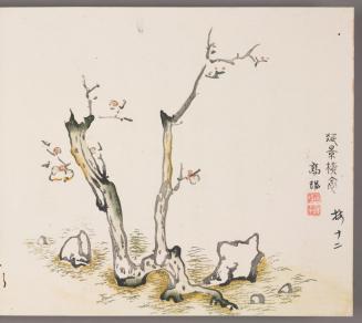 Flowering Plum Tree 疏(踈)景橫斜