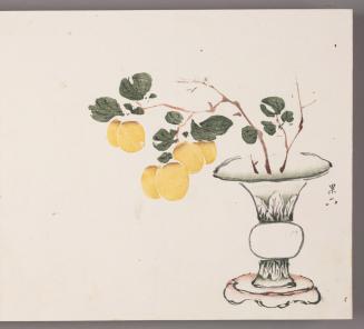 Apricot Branch in Gu Shaped Vase (Xing)