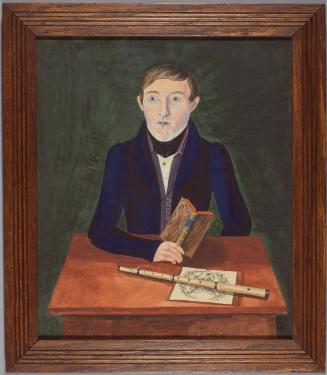 Boy with a Book and a Flute