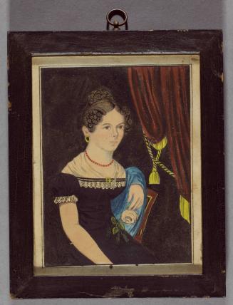Portrait Miniature of a Sea Captain's Wife
