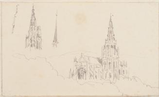 Sketches of the Church at Caudebec
