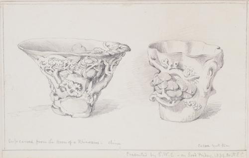 Two Carved Cups