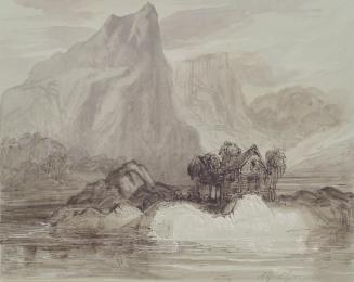 Mountain and Lake Landscape