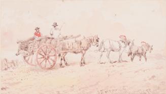 Wagon and Horses