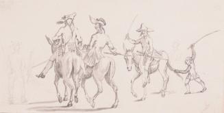 Soldiers on Mules