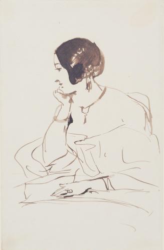 Seated Lady in Profile