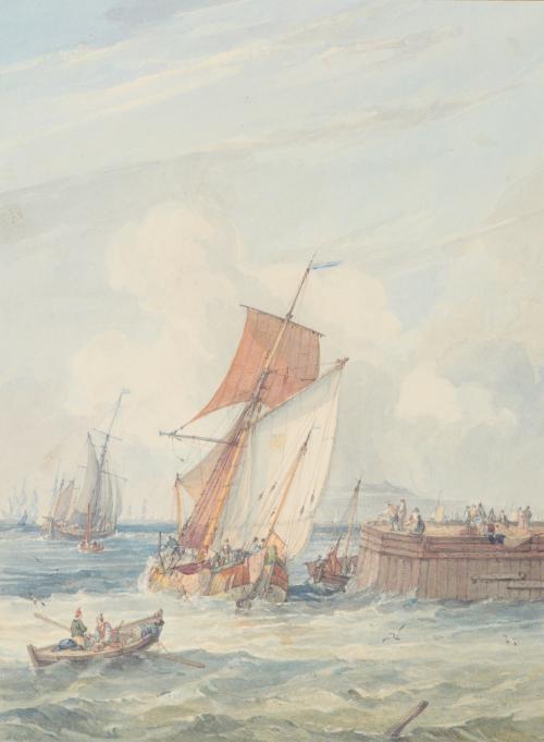 Ships near a Dock