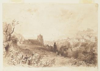 View of a Coast Town, Hastings (?)