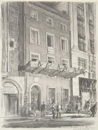 Demolition of Reynolds' House in Leicester Square