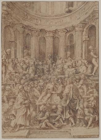 Title page for Andreas Vesalius' "Fabrica"