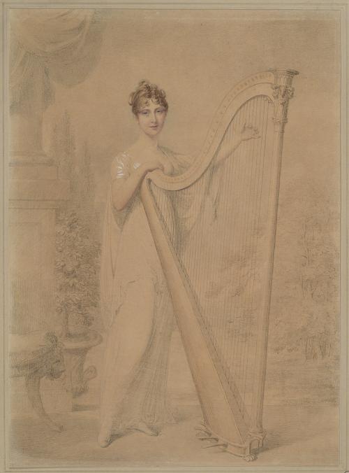 Lady with a Harp