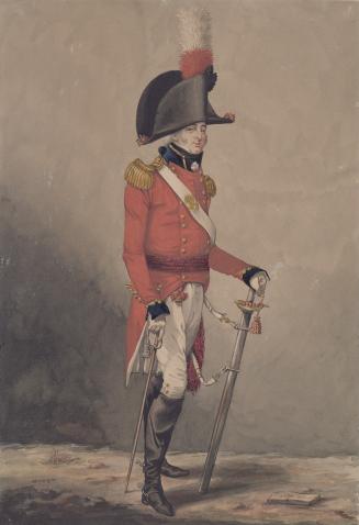 Standing Figure of a Man in Uniform