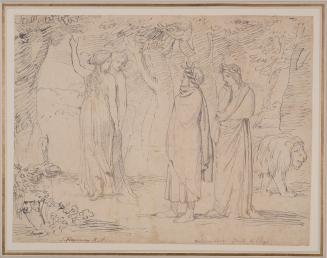 Dante and Virgil with Beatrice and Lucia