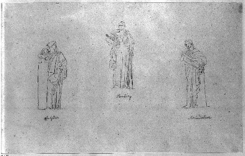 Designs for Figures of Sculpture, Painting, Architecture, History, Astronomy, and Geography
