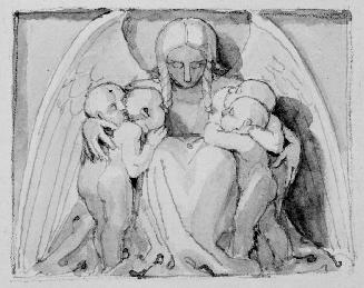 Seated Angel with Children