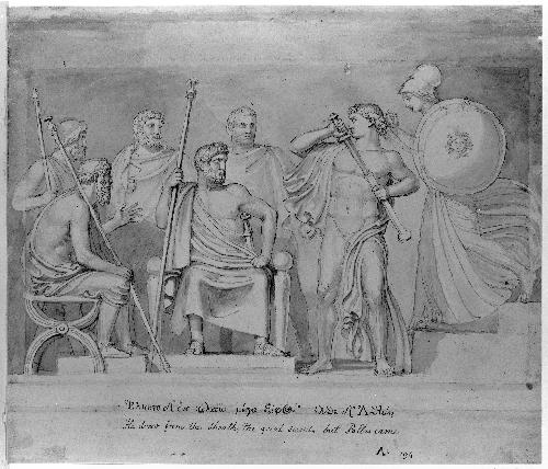 Minerva Repressing the Fury of Achilles