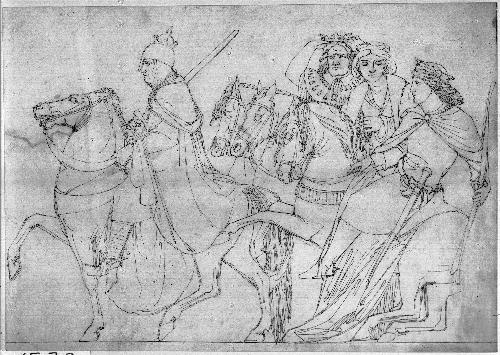 Study for Frieze of English Kings
