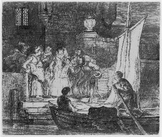 Study for Mary Queen of Scotts Escaping from Loch Leven Castle