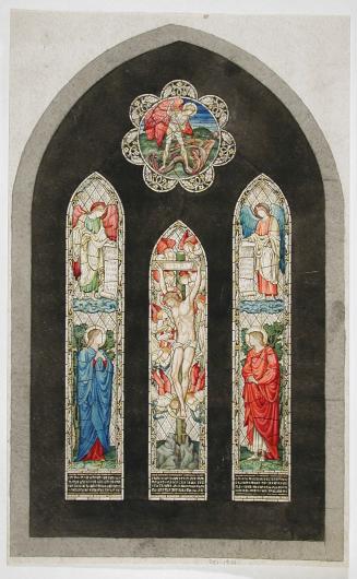 Mary Virgin; Christ on the Cross; Saint John; Saint George and the Dragon