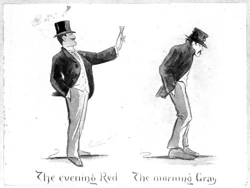 The evening Red, The morning Gray