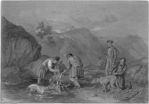 Highland Hunting Scene
