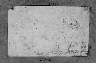 Sketches by E. F. Burney from Pictures Exhibited in the Royal Academy 1780-84 [no. 1 of 116 drawings]