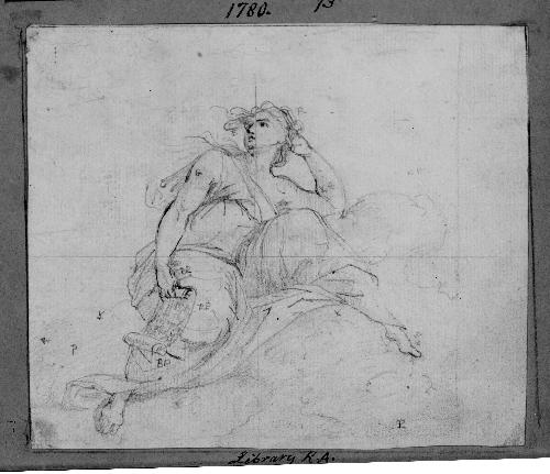Sketches by E.F. Burney from pictures exhibited in the Royal Academy 1780-84 [no. 7 of 116 drawings]