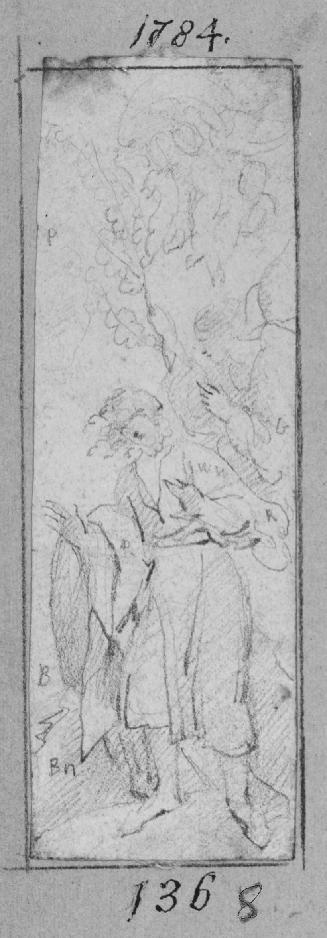Sketches by E.F. Burney from pictures exhibited in the Royal Academy 1780-84 [no. 8 of 116 drawings]