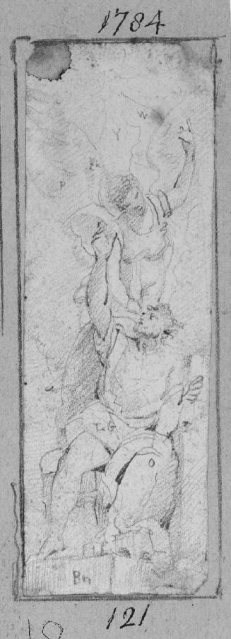 Sketches by E.F. Burney from pictures exhibited in the Royal Academy 1780-84 [no. 10 of 116 drawings]