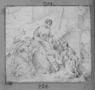 Sketches by E.F. Burney from pictures exhibited in the Royal Academy 1780-84 [no. 14 of 116 drawings]