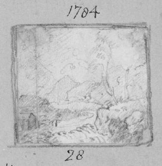 Sketches by E.F. Burney from pictures exhibited in the Royal Academy 1780-84 [no. 84 of 116 drawings]