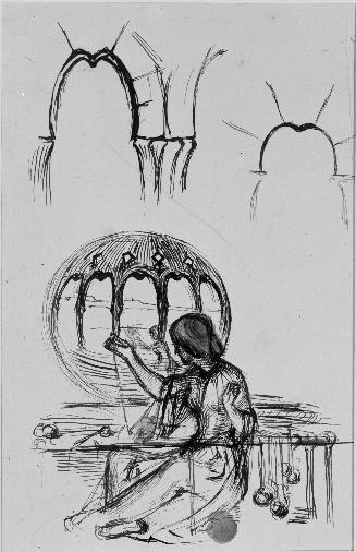 Studies for Lady of Shalott