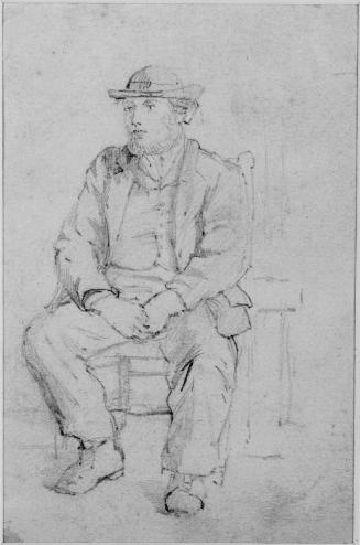 Seated Man with Hat