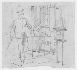 Dandy Walking on a Street