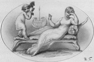 Mother and Child Playing with a Mask