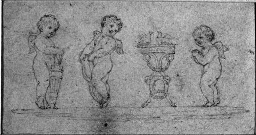 Three Putti and a Stand