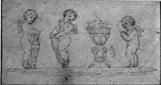 Three Putti and a Stand