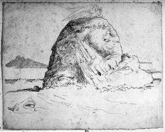 Winged Figure on a Rock