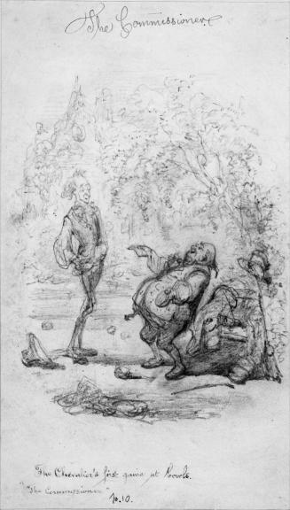 Illustration to "The Commissioner," The Chevalier's First Game