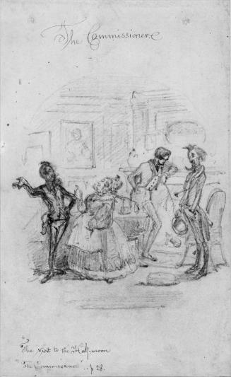 Illustration to "The Commissioner," The Visit to the Half Moon