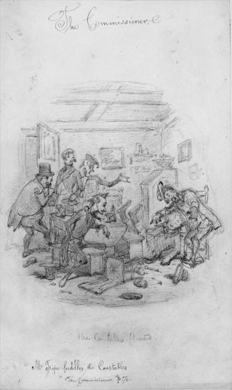 Illustration to "The Commissioner," Mr Tripe Fuddles the Constables