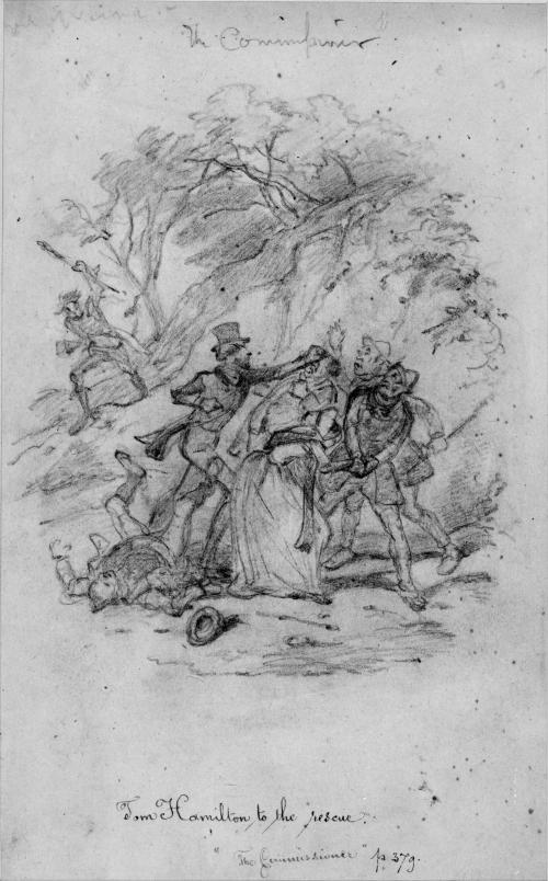 Illustration to "The Commissioner," Tom Hamilton to the Rescue