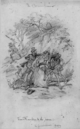 Illustration to "The Commissioner," Tom Hamilton to the Rescue