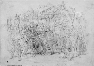 Illustration to Lever's "Davenport Dunn," Dodd family abroad
