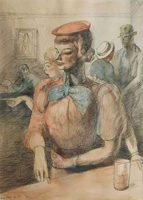 Lady in a Café