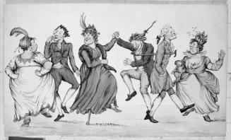 Caricature of Dancing Couples